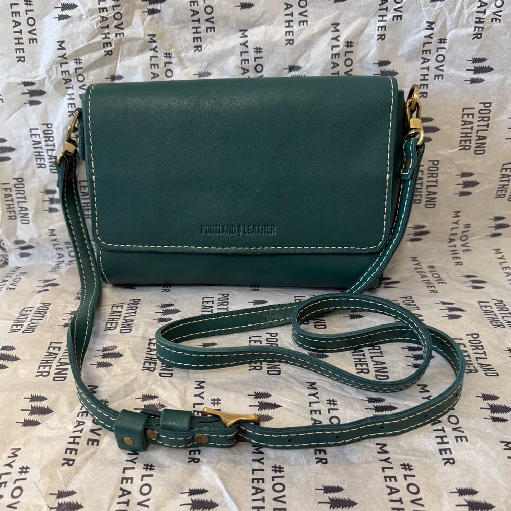Portland Leather Goods Medium Metro - Peacock